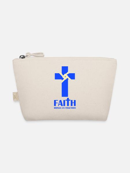 faith brings us together - Organic Pouch - nature - Front