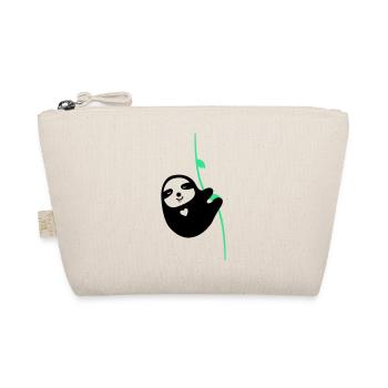 Sloth in Love - Organic Pouch - nature - Front