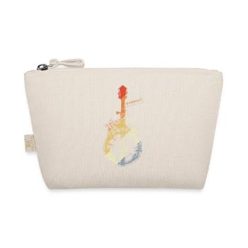 Banjo Sketch Vintage Look - Organic Pouch - nature - Front