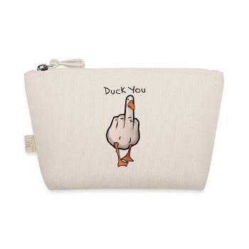 Duck You - Organic Pouch - nature - Front