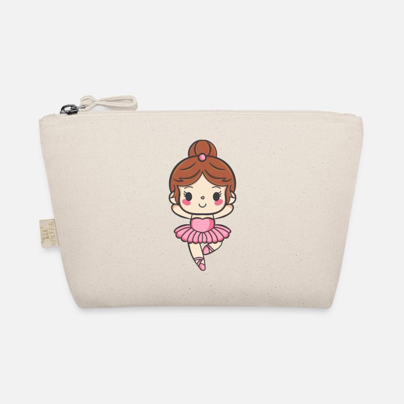 Classical ballet flat, kawaii design Organic Pouch