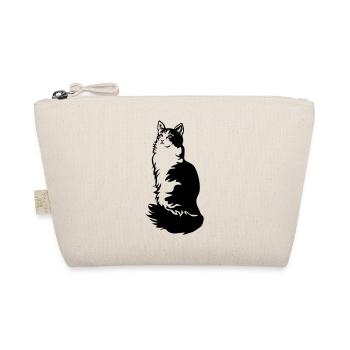 Norwegian Forest Cat Tuxedo - Organic Pouch - nature - Front