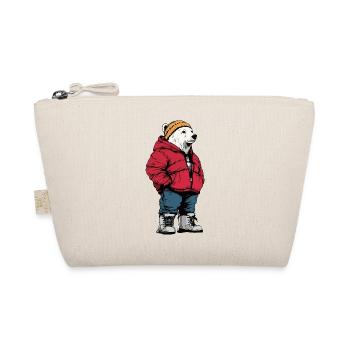 Eisbär Fashion Winter - Bio-Täschchen - Natur - Vorne