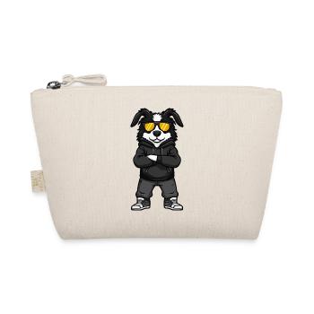 Border Collie chien chien bande dessinée - Trousse biologique - nature - Devant