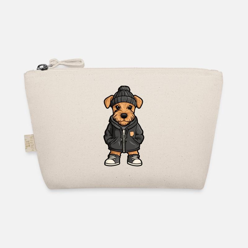 Airedale Terrier Chien Dessin animé Trousse biologique