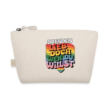 Dresden: Lieb Doch Wen Du Willst - LGBTQ - Bio-Täschchen - Natur - Vorne