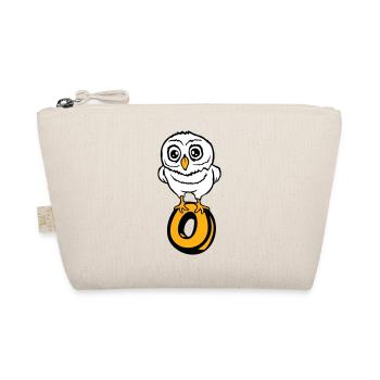 Owl Letter O Owl English ABC Learn Bird Eagle Owl - Organic Pouch - nature - Front