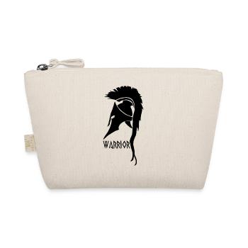 Antique Warrior Black Helmet - Organic Pouch - nature - Front