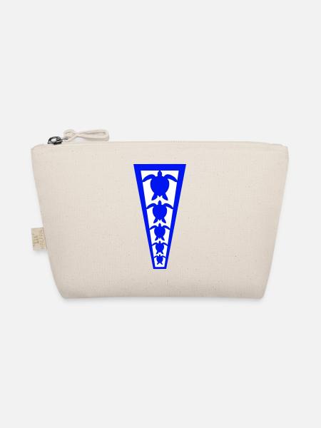 Many Water Turtles Row Line 5 Team Logo - Organic Pouch - nature - Front