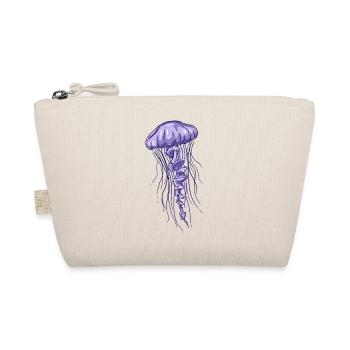 Purple Jellyfish Illustration  - Bio-Täschchen - Natur - Vorne