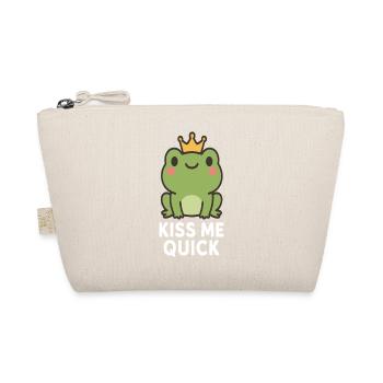 Küss den Frosch - Bio-Täschchen - Natur - Vorne