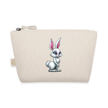 mignon lapin blanc :) - Trousse biologique - nature - Devant