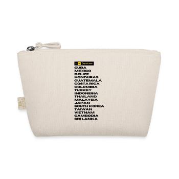 Departure Neon Sign Travel Style - Organic Pouch - nature - Front