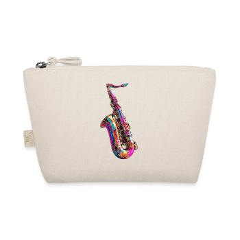 Colorful saxophone design - Organic Pouch - nature - Front