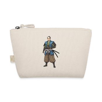 Samouraï Edo en veste bleue - Trousse biologique - nature - Devant