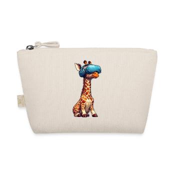 Cute Giraffe Gamer Cartoon Gamer Virtual Reality - Organic Pouch - nature - Front