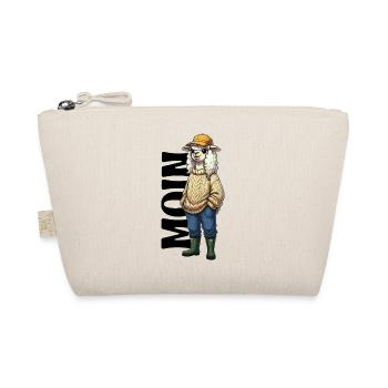Moin Alpaca North Sea Coast Design - Organic Pouch - nature - Front