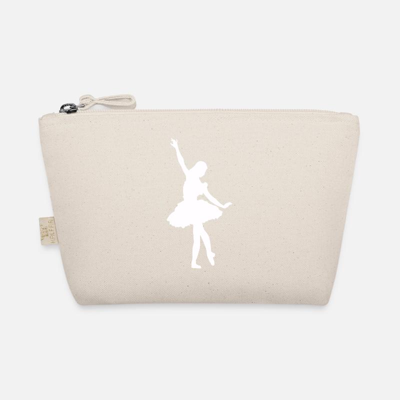 Dancing Silhouette Ballet Organic Pouch