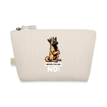 Avant de demander au chien berger belge Malinois - Trousse biologique - nature - Devant