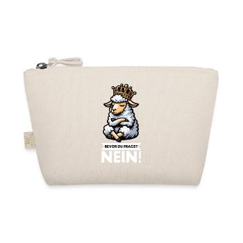 Before you ask: sheep, sheep, shepherd, sheep farmer - Organic Pouch - nature - Front