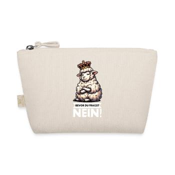 Before you ask: sheep, sheep, shepherd, sheep farmer - Organic Pouch - nature - Front