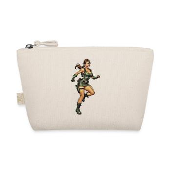 Aventurier vert en tenue de combat - Trousse biologique - nature - Devant