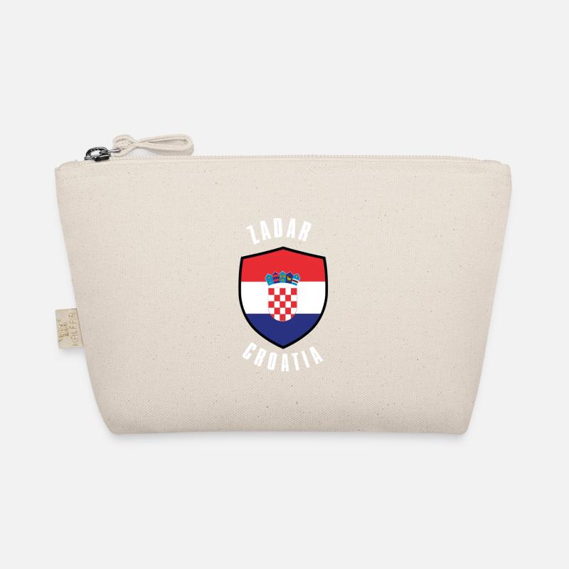 Croatian shield flag design Organic Pouch