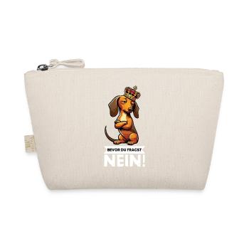 Before you ask: dachshund, dachshund owner, dachshund owner - Organic Pouch - nature - Front