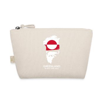 Greenland Polar Bear Flag Arctic Nature Gift - Organic Pouch - nature - Front