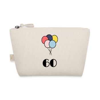 60. 60 ANS. 60e ANNIVERSAIRE. ANNIVERSAIRE 60 ANS. - Trousse biologique - nature - Devant