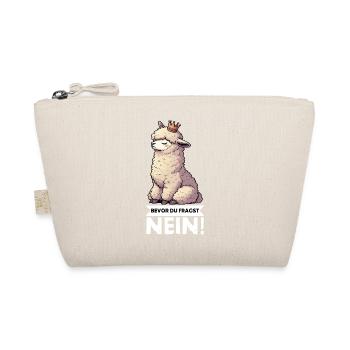Before you ask No Alpaca llama alpaca owner - Organic Pouch - nature - Front