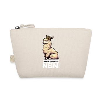 Before you ask No Alpaca llama alpaca owner - Organic Pouch - nature - Front