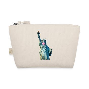Statue of Liberty Chews Bubblegum - Organic Pouch - nature - Front