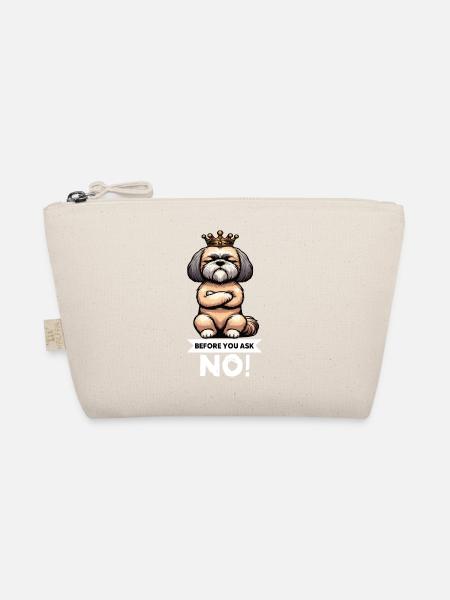 Before You Ask Shih tzu Shih tzus Shih tzu halter - Organic Pouch - nature - Front