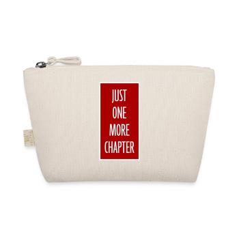 Just One More Chapter Lustig Bücherwurm Lesen - Bio-Täschchen - Natur - Vorne