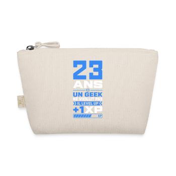 23 Ans Humour Geek 23 Ans Anniversaire Gamer - Trousse biologique - nature - Devant