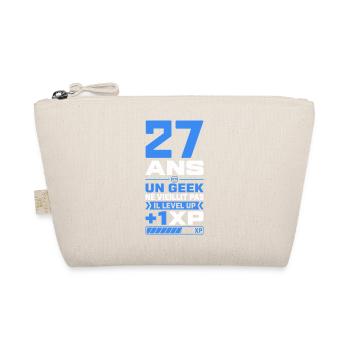 27 Ans Humour Geek 27 Ans Anniversaire Gamer - Trousse biologique - nature - Devant