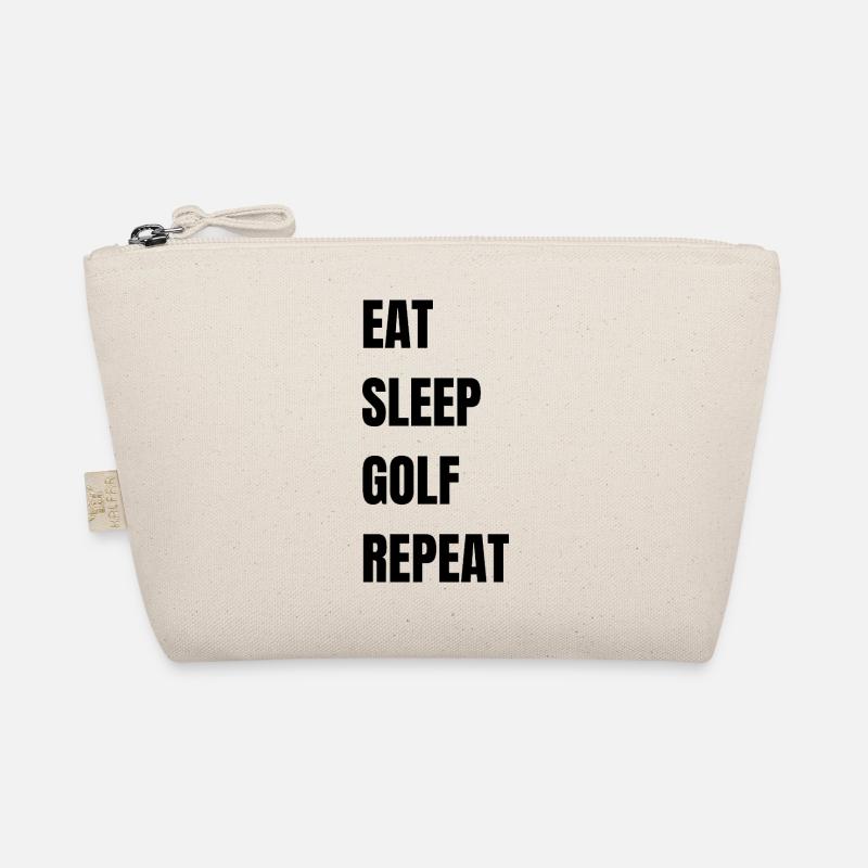 Eat Sleep Golf Repeat Bio-Täschchen