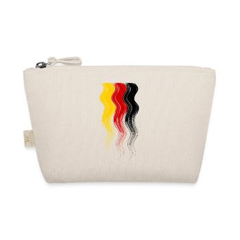 DEUTSCHLAND GERMANY EUROPA DEUTSCHE SPORT FAN - Bio-Täschchen - Natur - Vorne