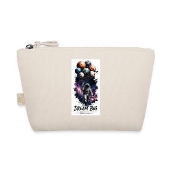 Dream Big in Space Balloon Astronaut - Organic Pouch - nature - Front