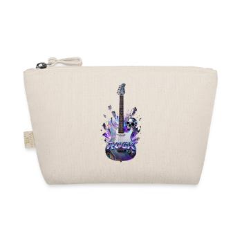 Guitare rock holographique en forme de crâne - Trousse biologique - nature - Devant