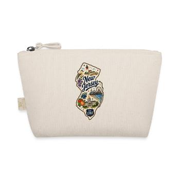 New Jersey Garden State Vintage Reiseaufkleber - Bio-Täschchen - Natur - Vorne