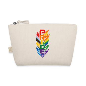 Pride Rainbow T-Shirt CSD Parade Diversity - Organic Pouch - nature - Front