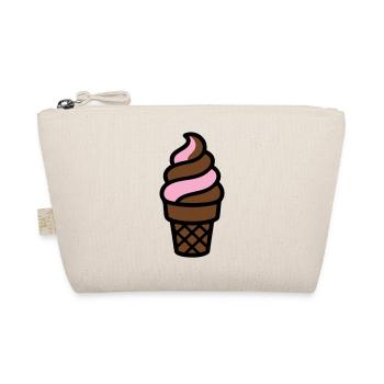 Logo du cornet de glace souple - Trousse biologique - nature - Devant