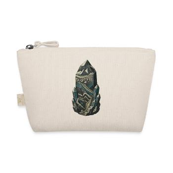 Geological Time Crystal Strata and Fossils - Organic Pouch - nature - Front