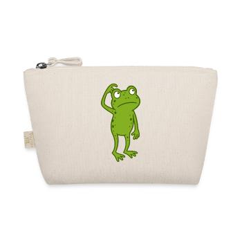 Frosch verwirrt  - Bio-Täschchen - Natur - Vorne