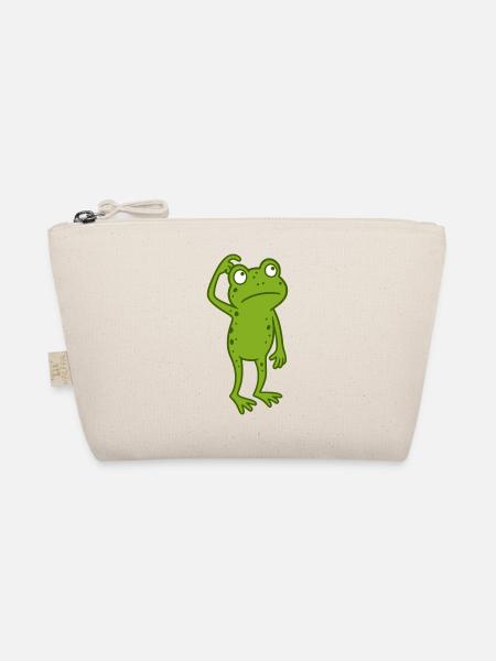 Frosch verwirrt  - Bio-Täschchen - Natur