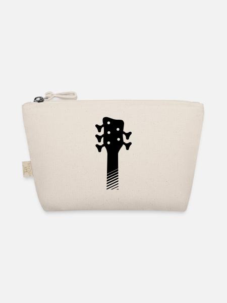 5-string W-style bass guitar - Bio-Täschchen - Natur - Vorne
