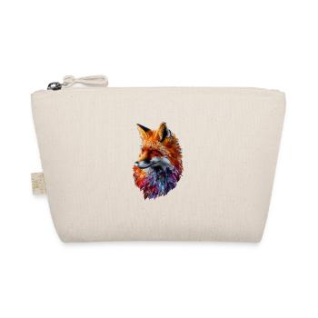 Geometrischer Fuchs Abstrakte Kunst Fuchs Tier - Bio-Täschchen - Natur - Vorne