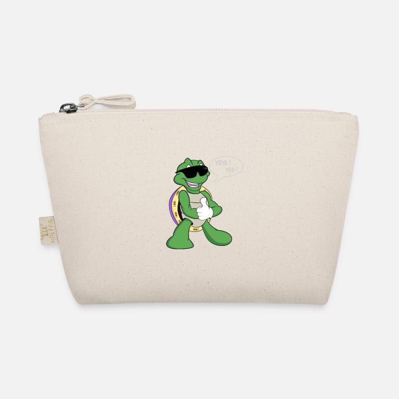 Stickers Accessory Turtle Logo Organic Pouch